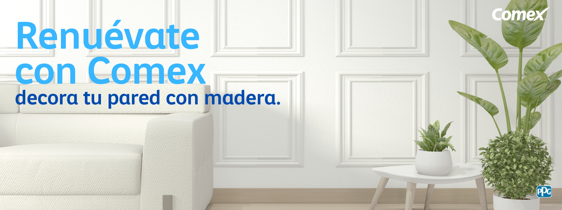 Renuévate con Comex: decora tu pared con madera. - Pumo